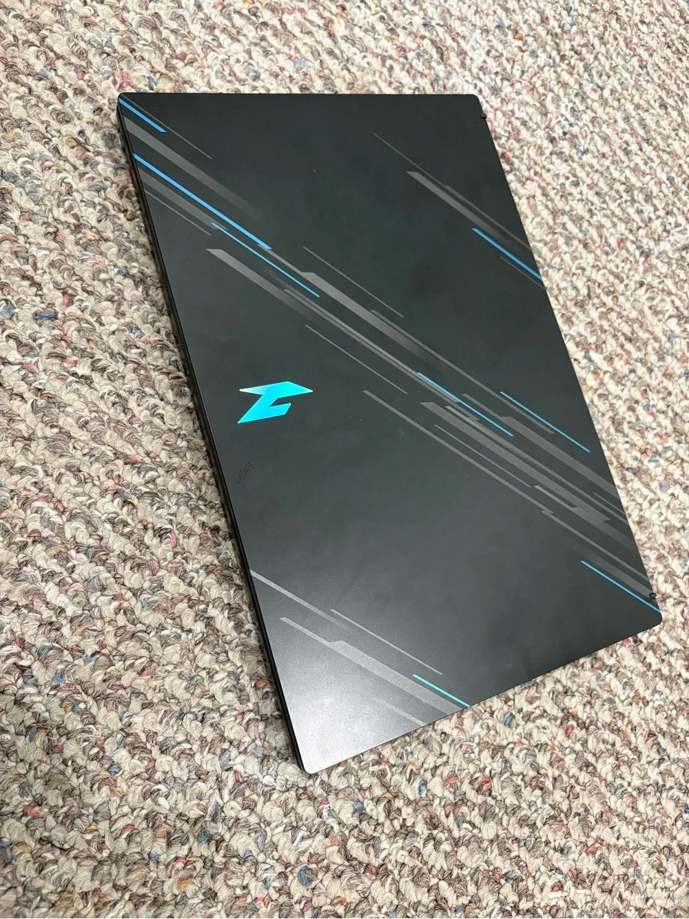 ASUS Black Gaming Laptop with Blue Display Accent